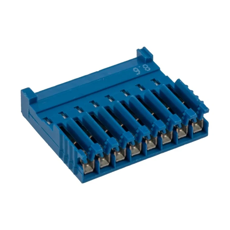 NEUTRAL AMPMODU Female Connector Housing, 2.54 mm Pitch, 8 Way, 1 Row Straight HE14