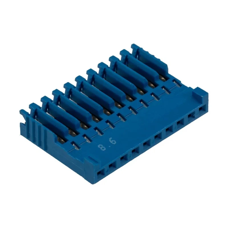 NEUTRAL AMPMODU Female Connector Housing 2.54 mm Pitch 10 Way 1 Row Straight HE14