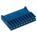 NEUTRAL AMPMODU Female Connector Housing 2.54 mm Pitch 10 Way 1 Row Straight HE14