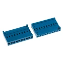 TE Connectivity AMPMODU HE13/HE14 Female Connector Housing 2.54 mm Pitch 10 Way 1 Row Straight 1-281838-0