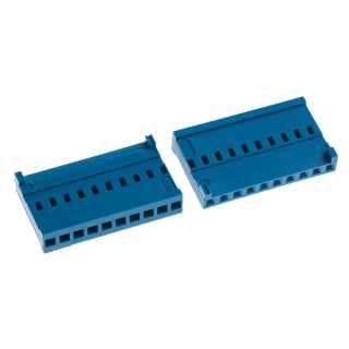 TE Connectivity AMPMODU HE13/HE14 Female Connector Housing 2.54 mm Pitch 10 Way 1 Row Straight 1-281838-0