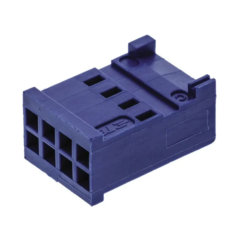 TE Connectivity AMPMODU HE13/HE14 Female Connector Housing 2.54 mm Pitch 8 Way 2 Row Straight 281839-4