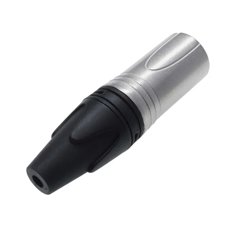 RS PRO Cable Mount Male XLR Connector Straight 7 Contact 7.5A 75V Silver Plating 208-5191
