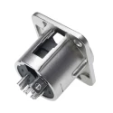 RS PRO Panel XLR Connector, Straight, Male, 7 Contacts, 50 V, 7.5 A, Silver Plating 208-5200