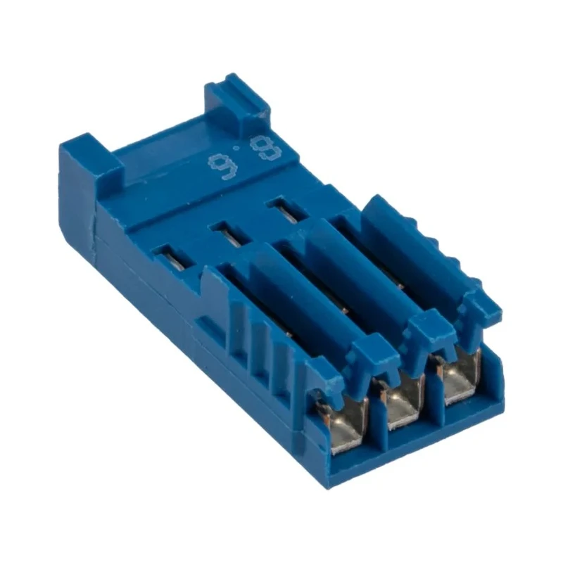 TE Connectivity AMPMODU HE14 Female Connector Housing 2.54 mm Pitch 3 Way 1 Row Straight 