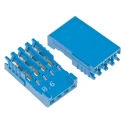 TE Connectivity AMPMODU HE14 Female Connector Housing 2.54 mm Pitch 4 Way 1 Row Straight HE14