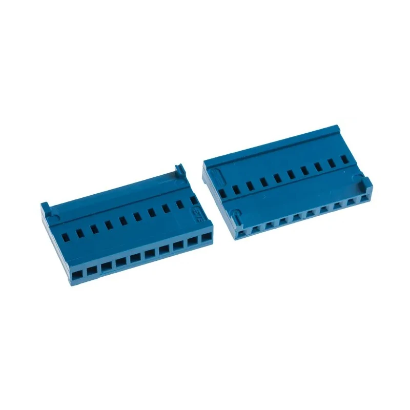 TE Connectivity AMPMODU HE13/HE14 Female Connector Housing 2.54 mm Pitch 10 Way 1 Row Straight 1-281838-0