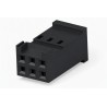 TE Connectivity AMPMODU HE13/HE14 Female Connector Housing 2.54 mm Pitch 6 Way 2 Row Straight 281839-3