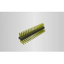Samtec Pin Header 34 Contacts 2.54 mm Pitch 2 Row Unshrouded Through Hole Mount TSW-117-08-G-D-RA