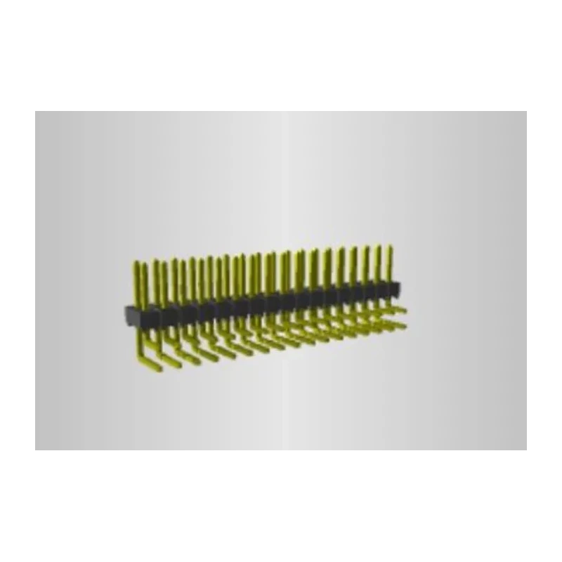 Samtec Pin Header Through Hole 34 Contacts 2.54 mm Pitch 2 Row Unshrouded TSW-117-08-L-D-RA