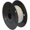 TE Connectivity FlexLite Series White Equipment Wire, 19/0.19 mm Core Strands, Polyolefin Jacket, 100 m Length FLT0111-0.50-9