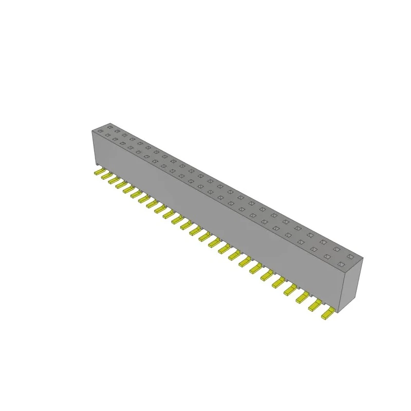 Samtec SSW Series Right Angle Surface PCB Socket 50-Contact 2 Row 2.54 mm Pitch Solder Termination SSW-125-22-F-D-VS