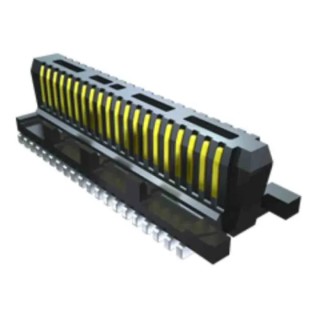 Samtec ST5 Series Right Angle Surface PCB Header, 30 Contacts, 0.5 mm Pitch, 2 Row, Shrouded ST5-15-1.50-L-D-P-TR