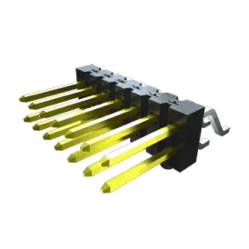 Samtec TSM Series Vertical Surface Pin Header, 6 Contacts, 2.54 mm Pitch, 2 Row, Unshrouded TSM-103-04-F-DV-P-TR