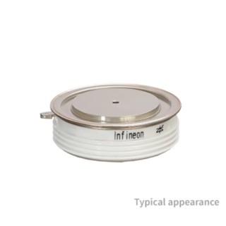 Infineon Thyristor 1600 V, 1810 A, 250 mA Gate Trigger Current, 30.7 kA Surge Rating, TO-200 Package T1900N16TOFVTXPSA1