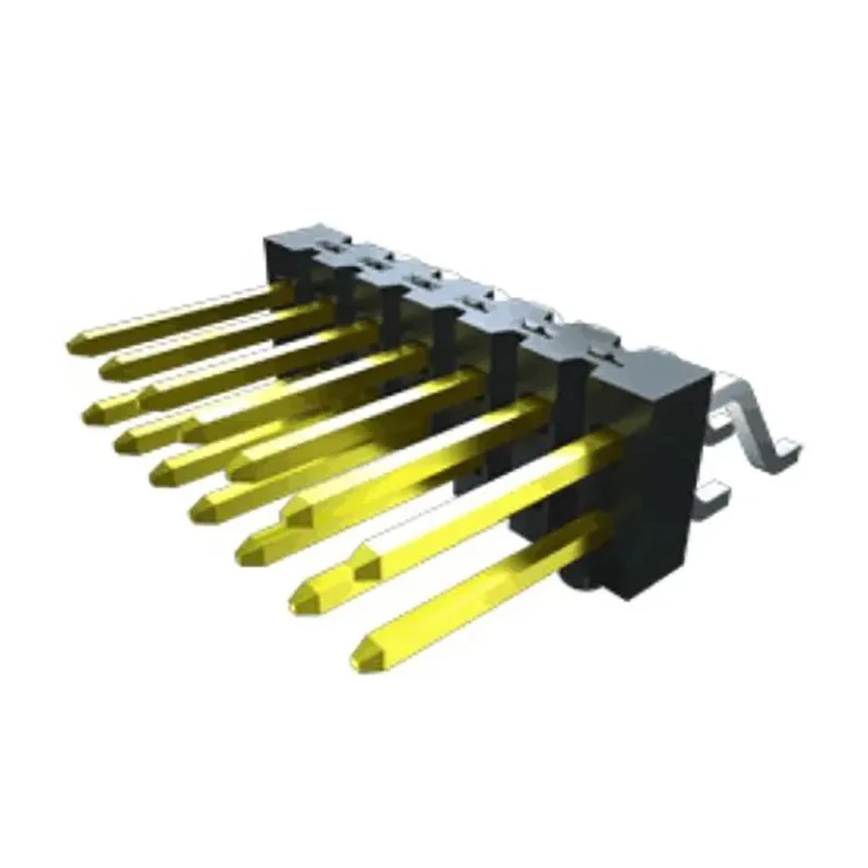 Samtec TSM Series Vertical Surface Pin Header 20 Contacts 2.54 mm Pitch 1 Row Unshrouded TSM-110-04-T-SV