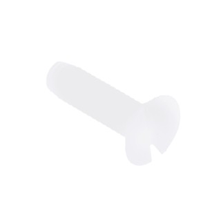 RS PRO Slot Countersunk Nylon Machine Screw 10 mm M3 232-6914