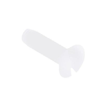 RS PRO Slot Countersunk Nylon Machine Screw 10 mm M3 232-6914