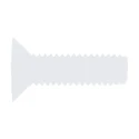 RS PRO Slot Countersunk Nylon Machine Screw 10 mm M3 232-6914