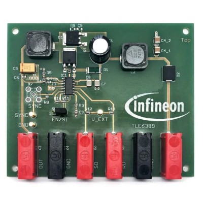 Infineon Evaluation Board DC-DC Converter for Automotive Featuring TLE6389-3G V50 