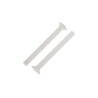 RS PRO Slot Countersunk Nylon Machine Screw 30 mm M3 232-6926