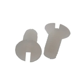 RS PRO Slot Countersunk Nylon Machine Screw 6 mm M3 232-6931