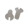 RS PRO Slot Countersunk Nylon Machine Screw 6 mm M3 232-6931