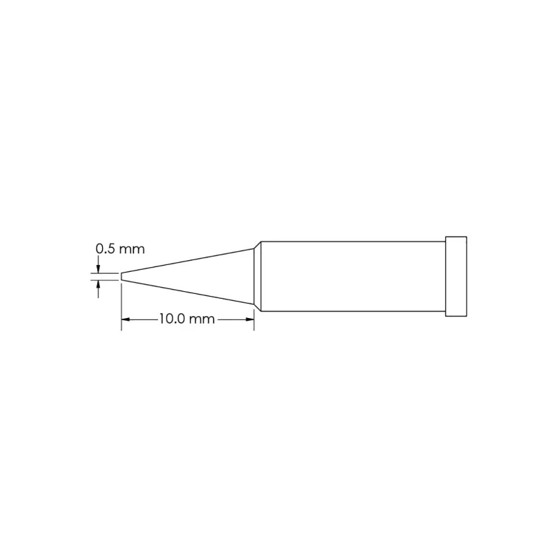 Metcal 10 mm Conical Soldering Iron Tip for GT4 Soldering Iron GT4-CN0005S