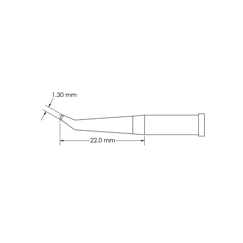 Metcal 22 mm Conical Soldering Iron Tip GT4-CN2213R