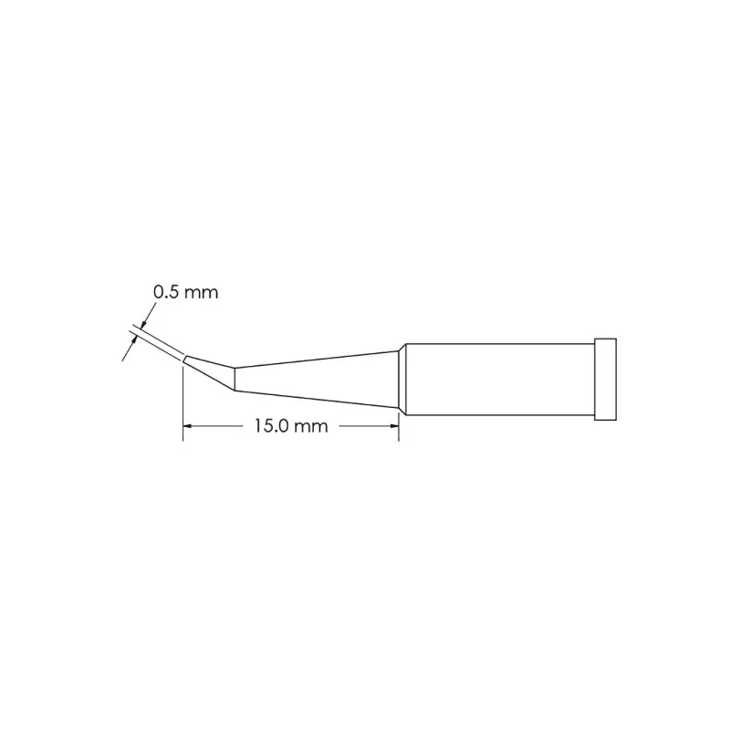 Metcal 15 mm Conical Soldering Iron Tip GT4-CN1505R
