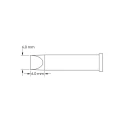 Metcal 6 mm Chisel Soldering Iron Tip GT6-CH0060P