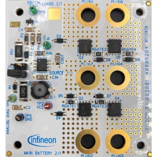 Infineon Evaluation Board MOSFET for Relays Power Distribution Automotive Battery Switch AUIR3242S 