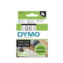 Dymo Black on White Label Printer Tape, 6 mm Width, 7 m Length S0720780