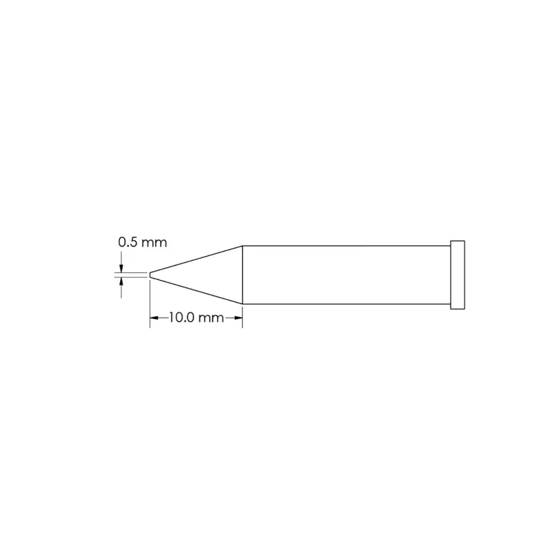 Metcal 10 mm Conical Soldering Iron Tip GT6-CN0005S