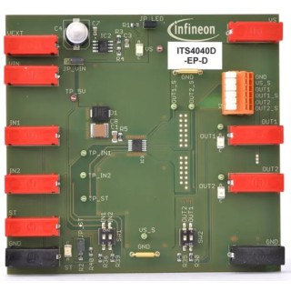 Infineon ITS4040D 2-Channel Industrial PROFET Evaluation Board 