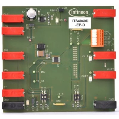 Infineon ITS4040D 2-Channel Industrial PROFET Evaluation Board 