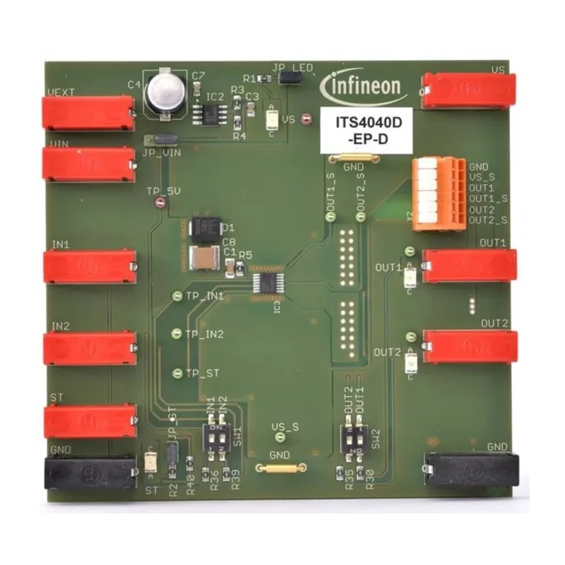 Infineon ITS4040D 2-Channel Industrial PROFET Evaluation Board 