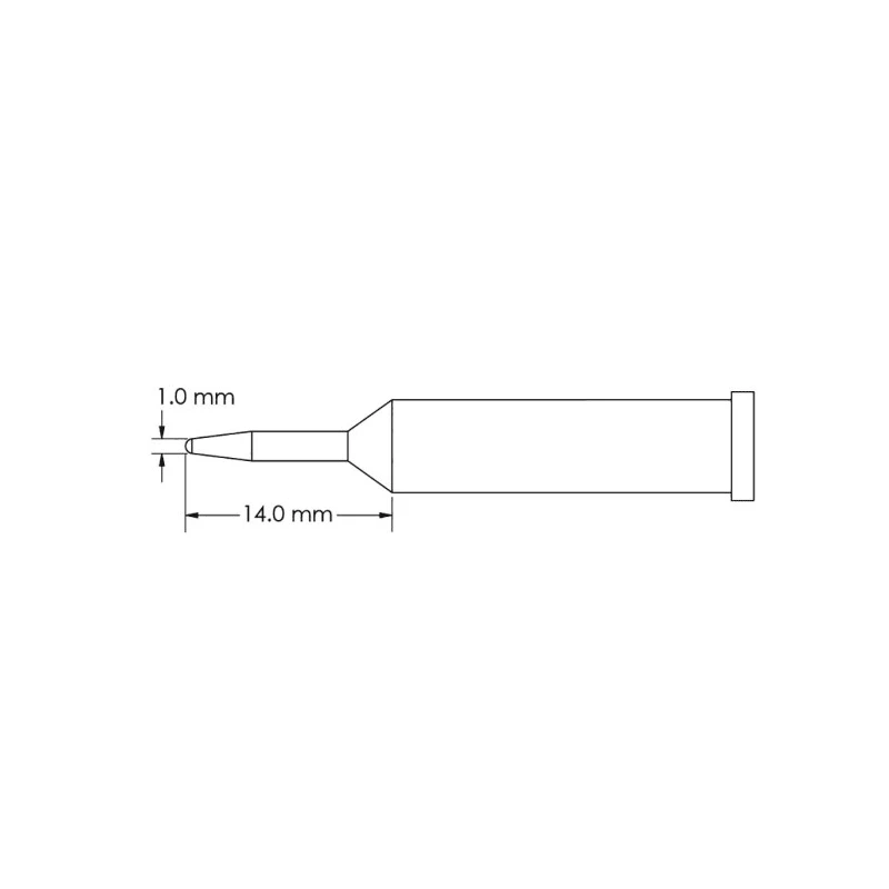 Metcal 14 mm Conical Soldering Iron Tip for GT6 Soldering Iron GT6-CN0010A