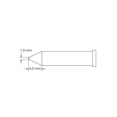 Metcal 6 mm Conical Soldering Iron Tip for GT6 Soldering Iron GT6-CN0010P