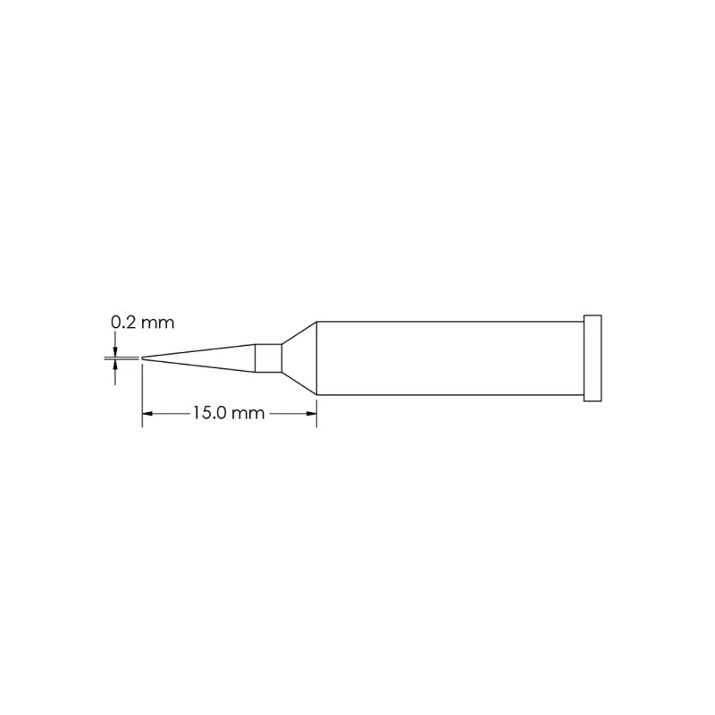 Metcal 15 mm Conical Soldering Iron Tip GT6-CN1502A