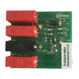 Infineon Evaluation Board LDO Voltage Regulator DEMOBOARD TLS202A1 for TLS202A1, Industrial, Automotive, Consumer TLS202A1