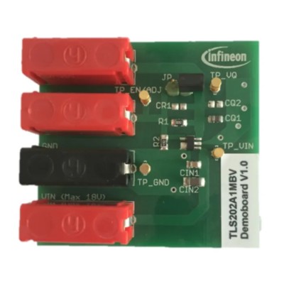 Infineon Evaluation Board LDO Voltage Regulator DEMOBOARD TLS202A1 for TLS202A1, Industrial, Automotive, Consumer TLS202A1
