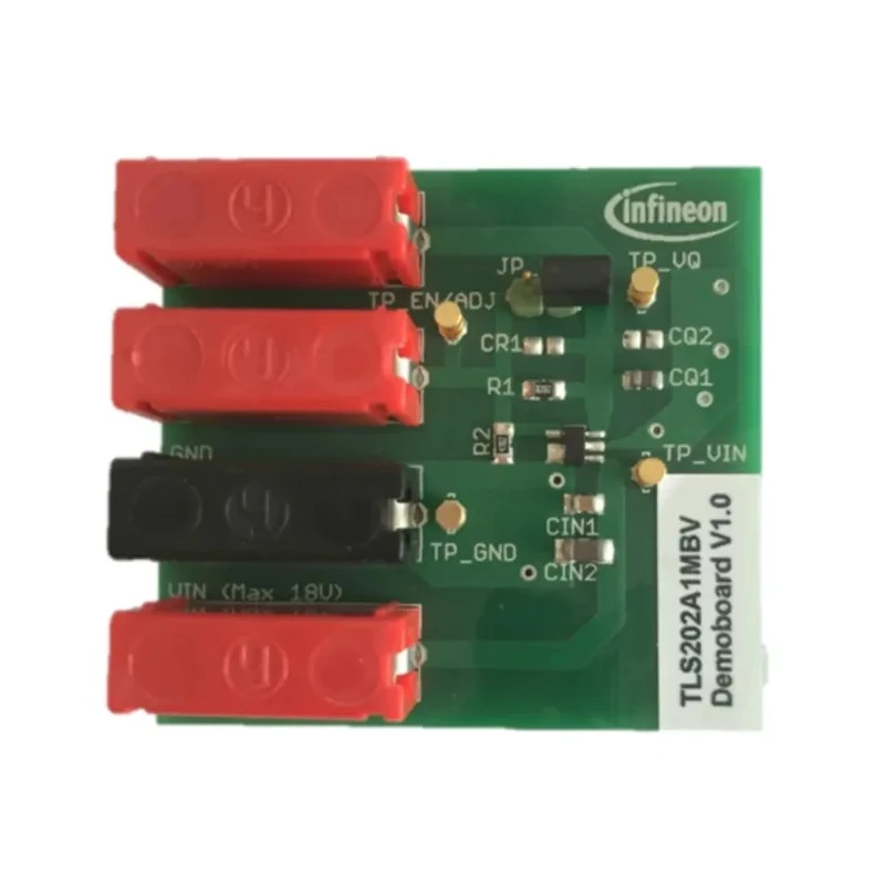Infineon Evaluation Board LDO Voltage Regulator DEMOBOARD TLS202A1 for TLS202A1, Industrial, Automotive, Consumer TLS202A1