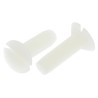 RS PRO Slot Countersunk Nylon Machine Screw 20 mm M6 232-6984