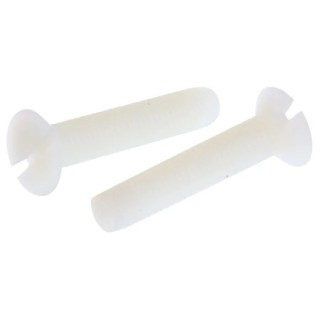 RS PRO Slot Countersunk Nylon Machine Screw 25 mm M5 232-6969