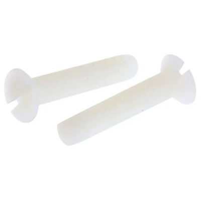 RS PRO Slot Countersunk Nylon Machine Screw 25 mm M5 232-6969