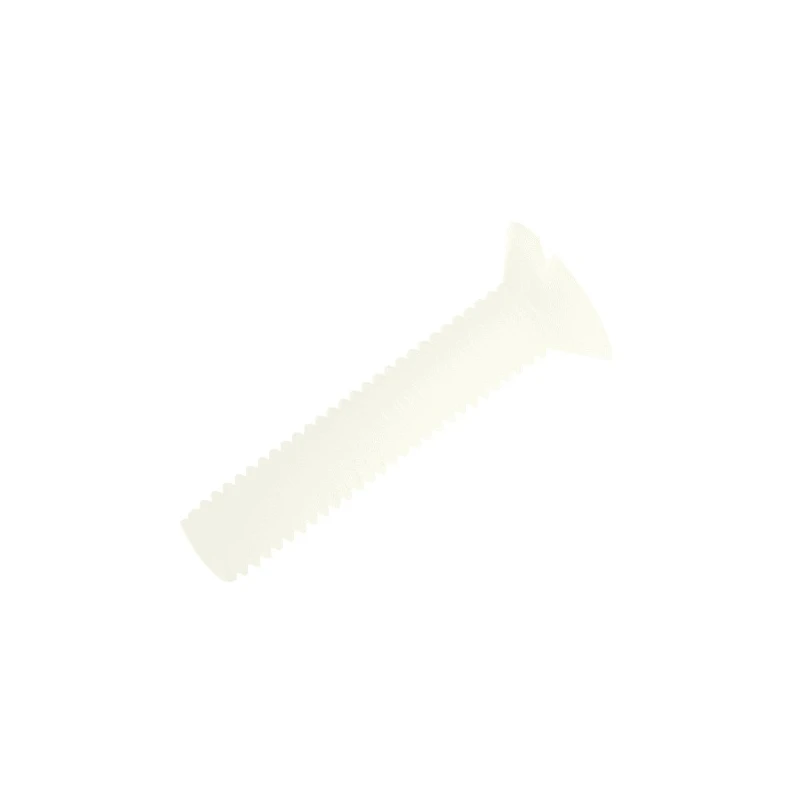 RS PRO Slot Countersunk Nylon Machine Screw 25 mm M5 232-6969