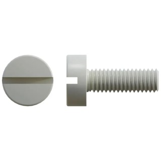 RS PRO Slot Cheese Nylon Machine Screw 40 mm M6 232-6987