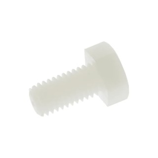 RS PRO Plain Nylon Hex Bolt M8 x 16 mm Nylon 6,6 Material Grade A2 DIN 933 232-6995