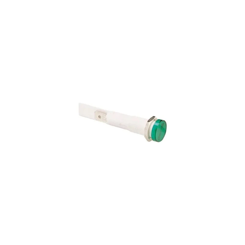 Bulgin Vandal Resistant Amber Panel Mount LED Indicator, 10 mm Mount Hole, Tab Termination, IP67, 12V C027500NAH